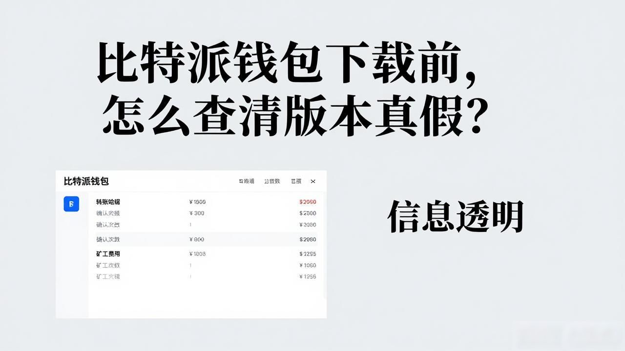 比特派钱包下载官方校验码_安装权限核对_如何在比特派钱包下载中实现信息透明?