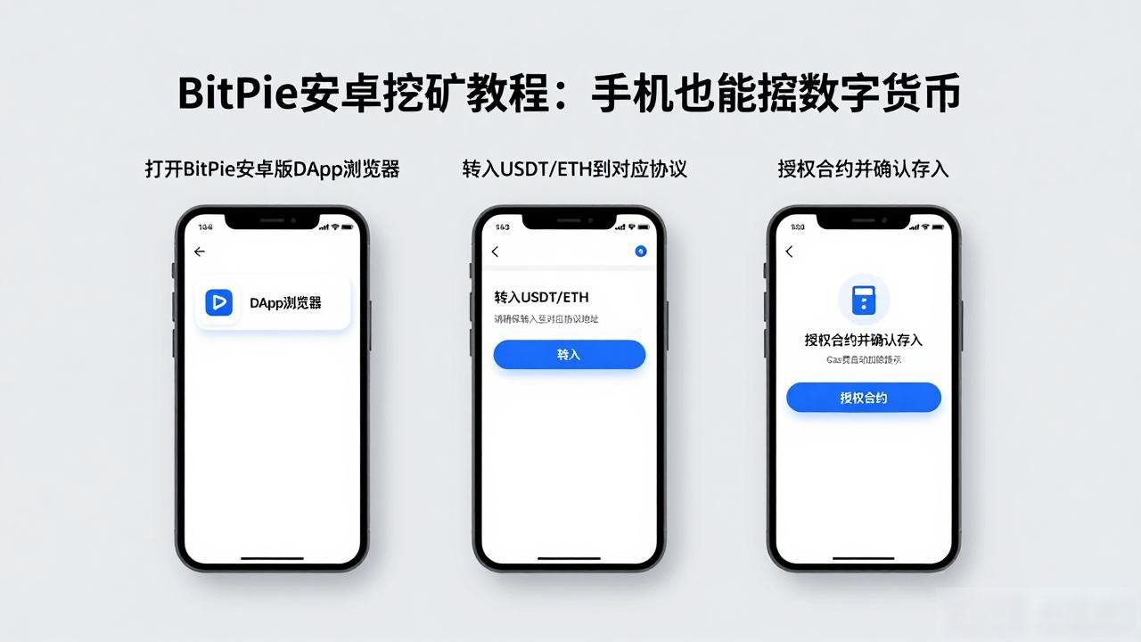 BitPie安卓版手机挖矿_BitPie钱包连接去中心化挖矿协议_如何通过 BitPie 安卓版参与数字货币挖矿