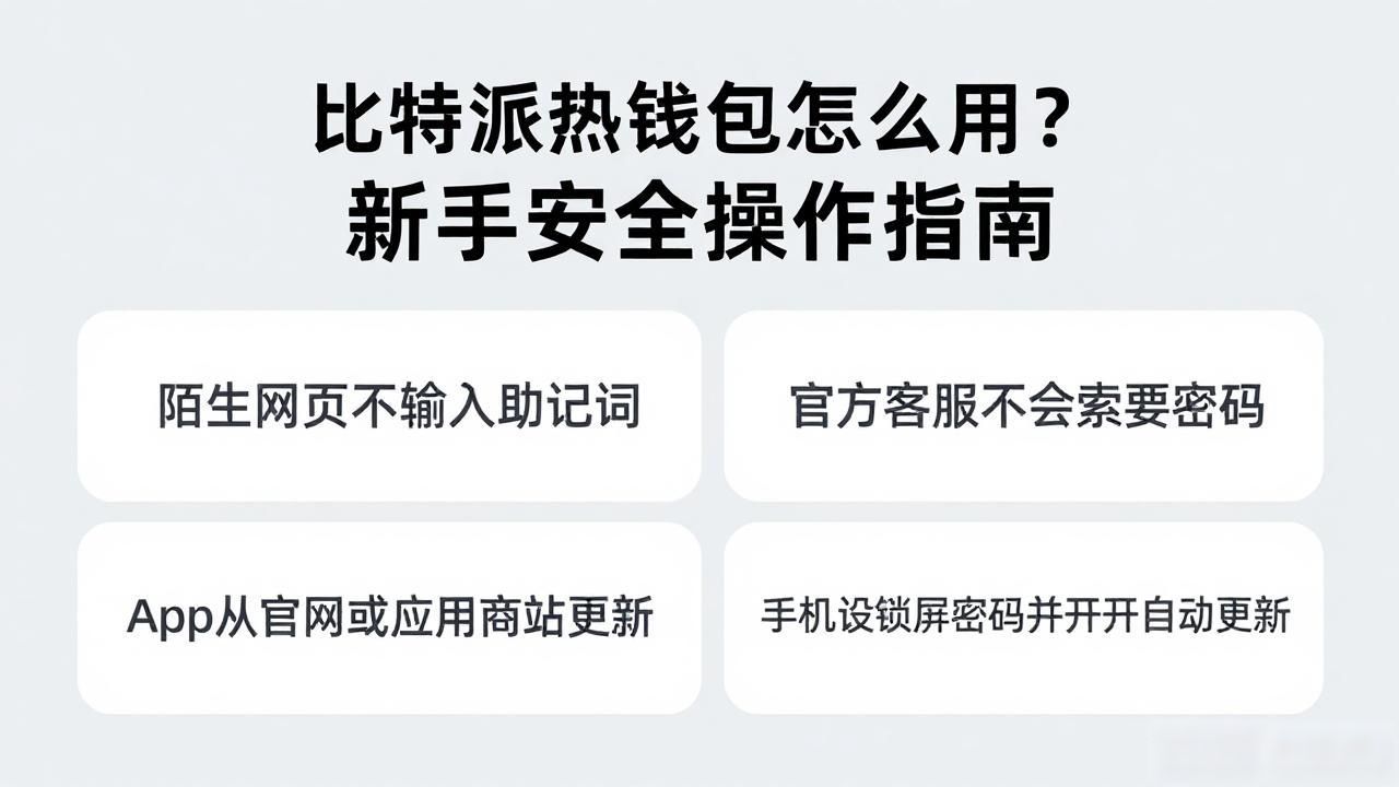 比特派热钱包使用方法_比特派钱包的热钱包使用指南_比特派热钱包安全注意事项