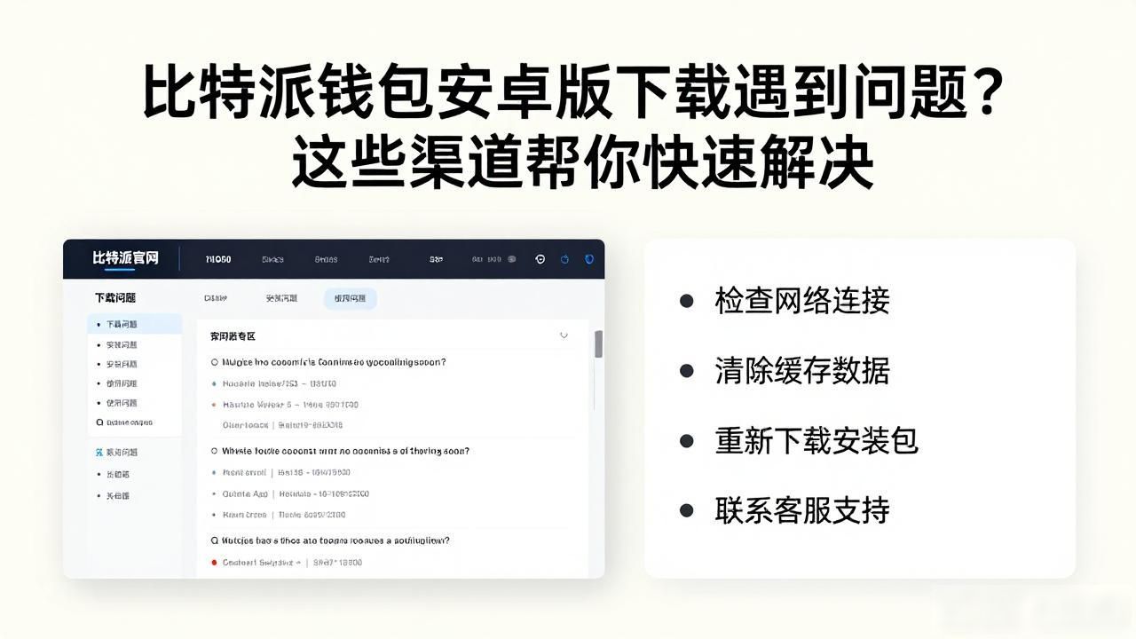 安卓用户比特派钱包下载支持途径_比特派钱包正规下载渠道_如何在比特派钱包安卓版下载中获取必要支持？