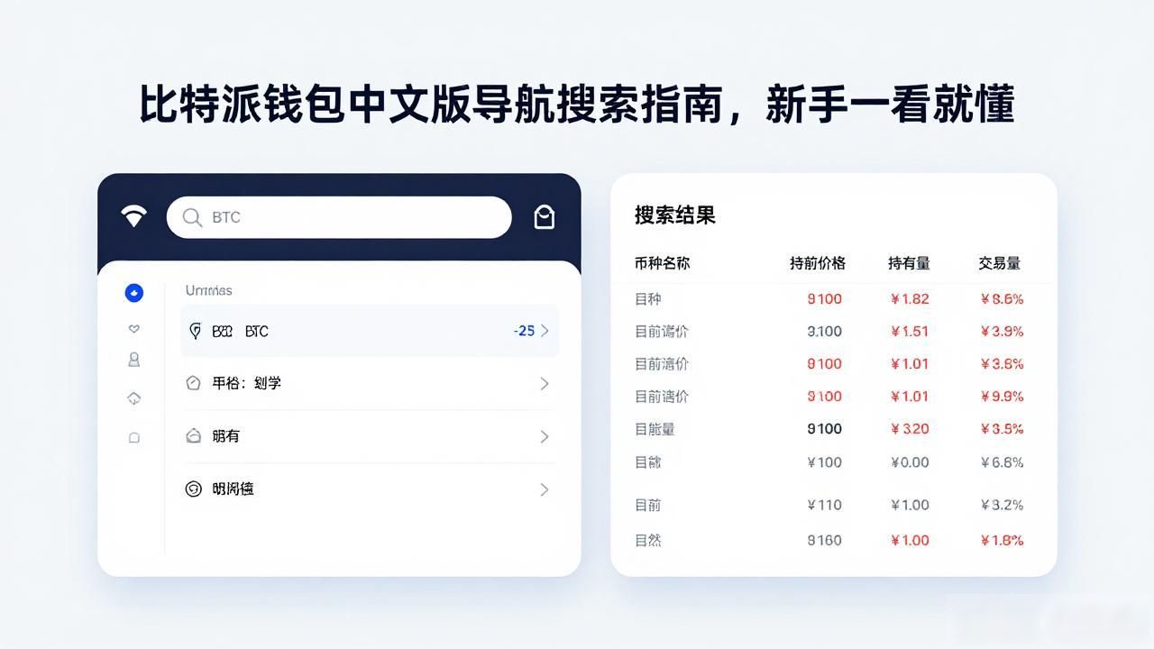 比特派钱包中文版搜索功能_比特派钱包中文版导航技巧_如何在比特派钱包app中文版中导航与搜索