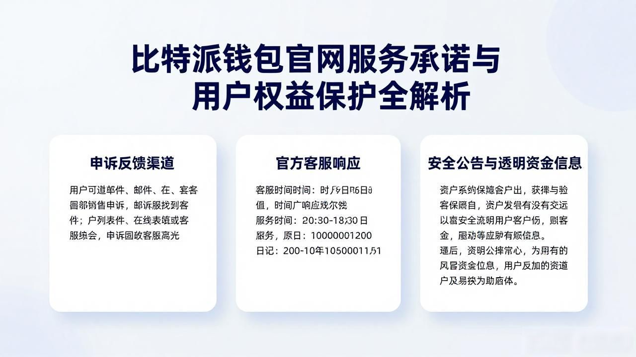 数字货币钱包安全_比特派钱包官方网站服务承诺_比特派钱包官方网站的服务承诺与用户权益保护概述