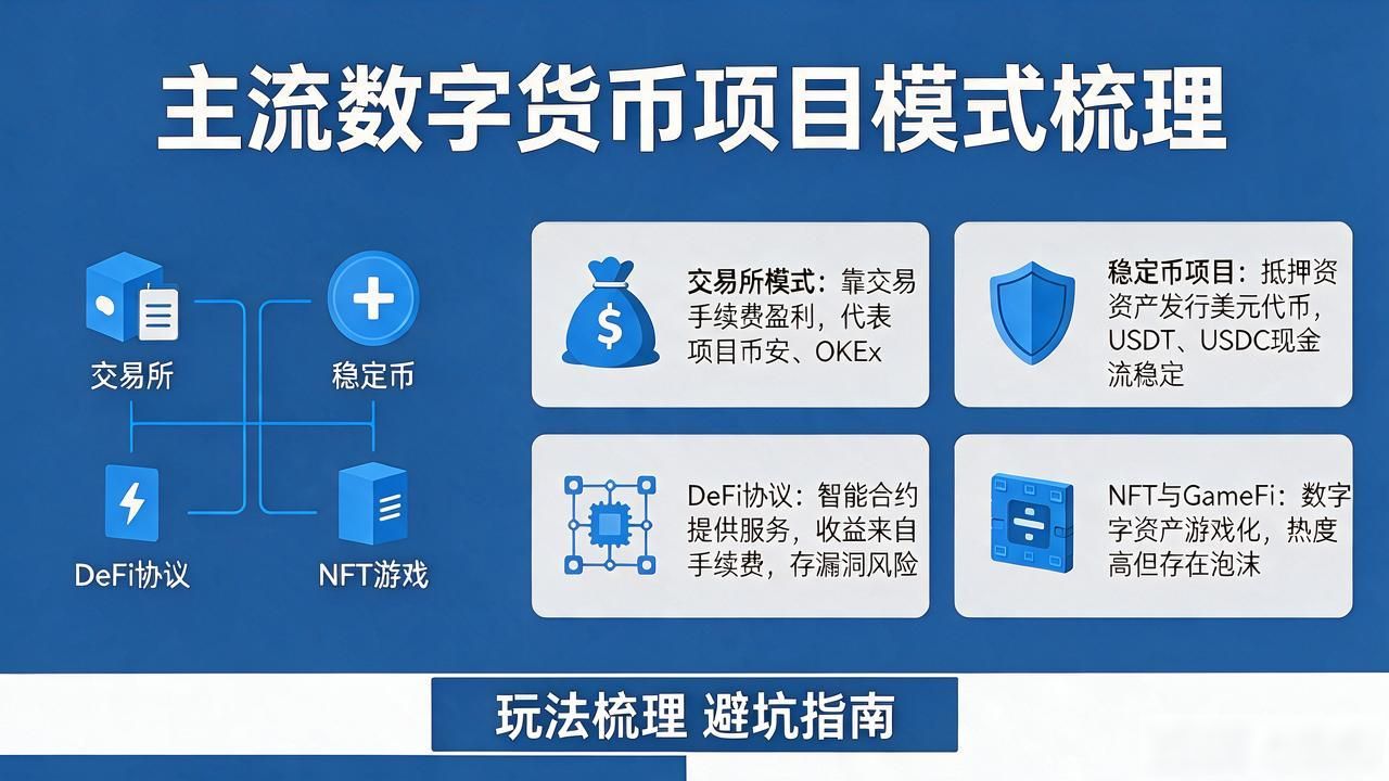 主流数字货币项目模式玩法介绍_数字货币项目模式_普通人参与数字货币项目的稳妥方式
