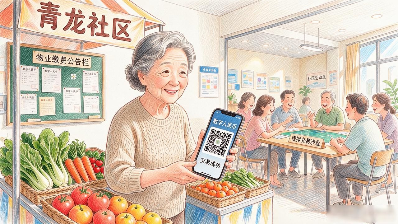 青龙社区介绍数字货币_青龙社区数字货币安全持有方法_青龙社区中老年居民如何理解数字货币