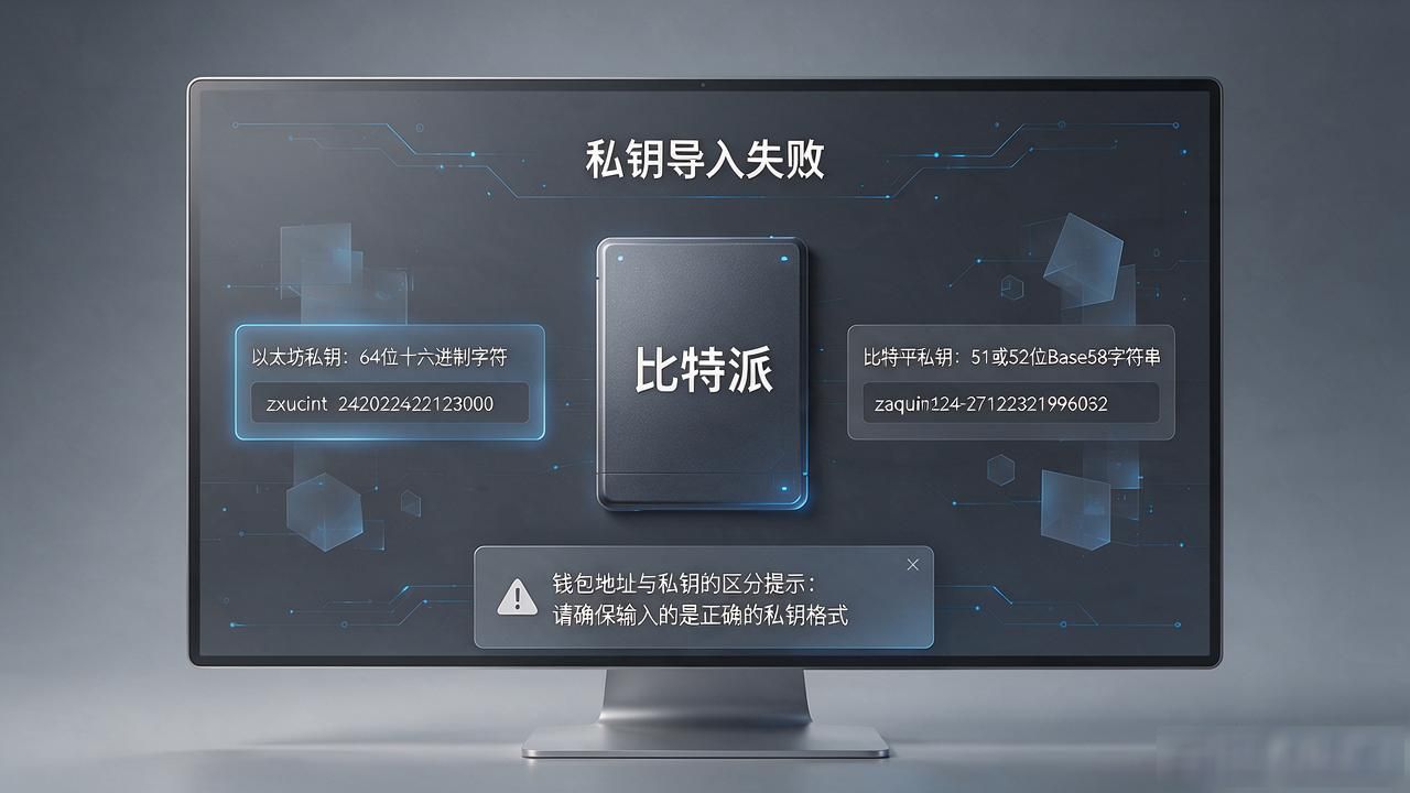 比特派私钥导入失败解决方法_比特派助记词导入失败原因_比特派导入钱包不正确