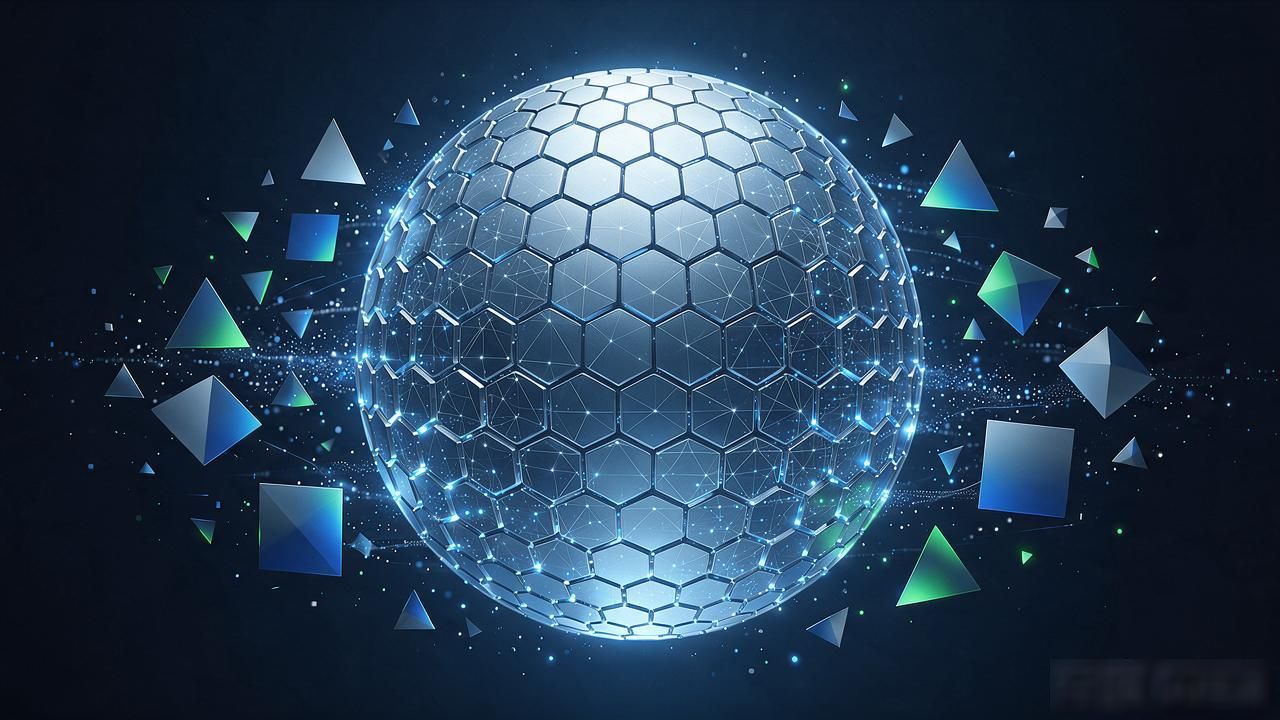 数字货币亮眼图案设计_数字货币品牌设计_科技感色彩运用