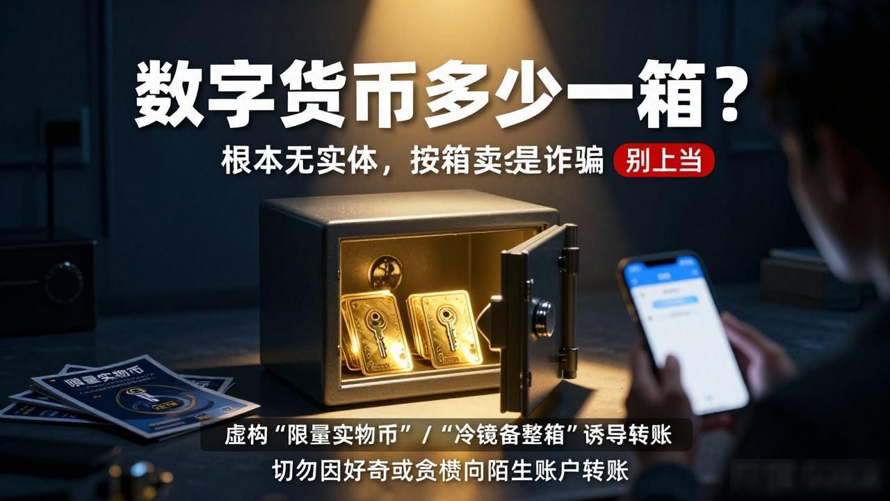 数字货币多少一箱_警惕数字货币按箱卖的诈骗套路_数字货币按箱卖是骗局吗