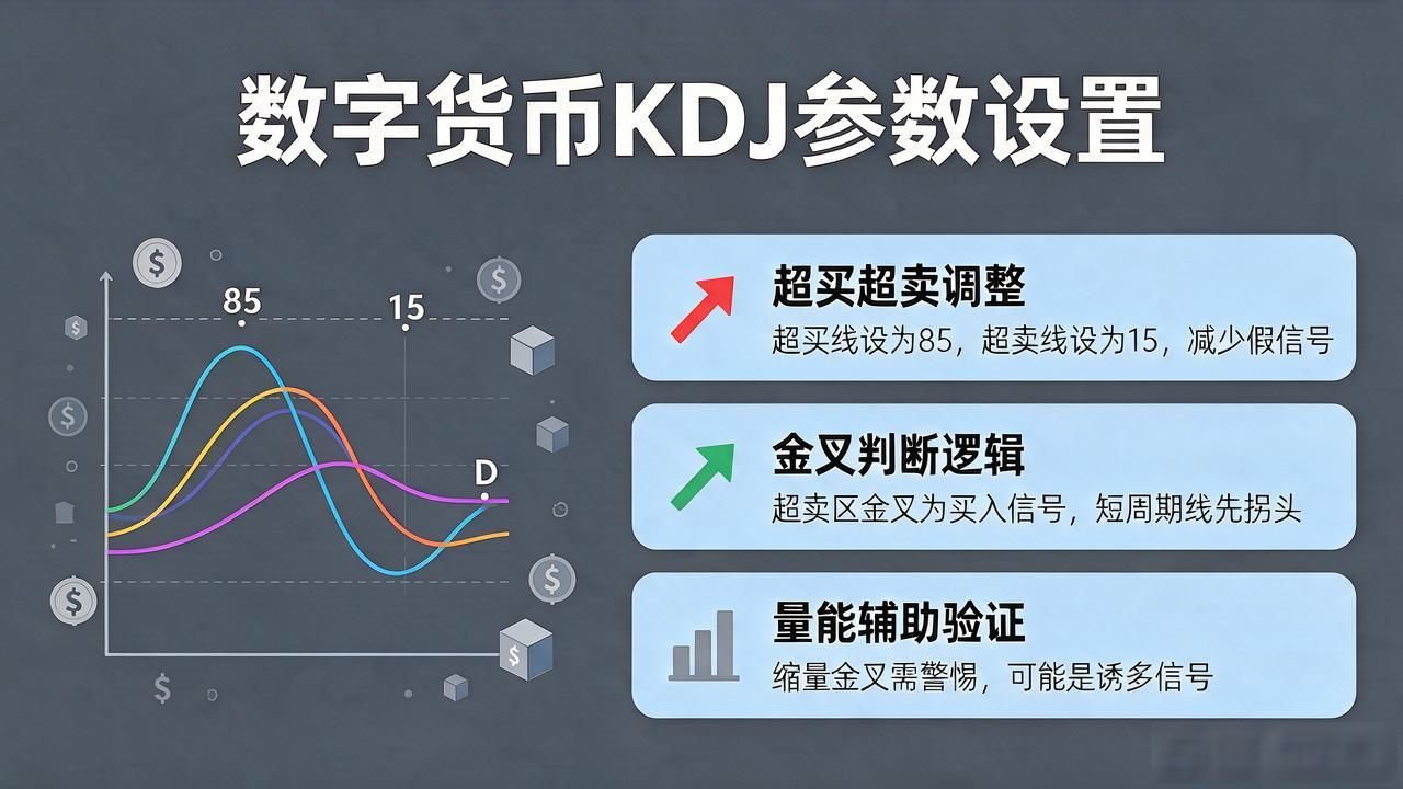 KDJ指标波段交易策略_2KDJ参数设置_数字货币2kdj指标