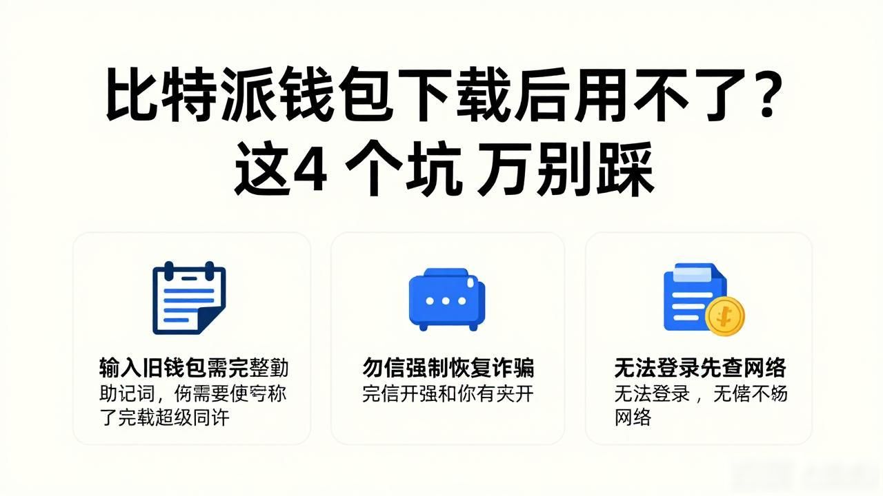 下载比特派钱包app后需要注意的常见问题及其解决方案，帮助您顺利使用。_比特派钱包助记词安全存储_私钥与助记词重要性