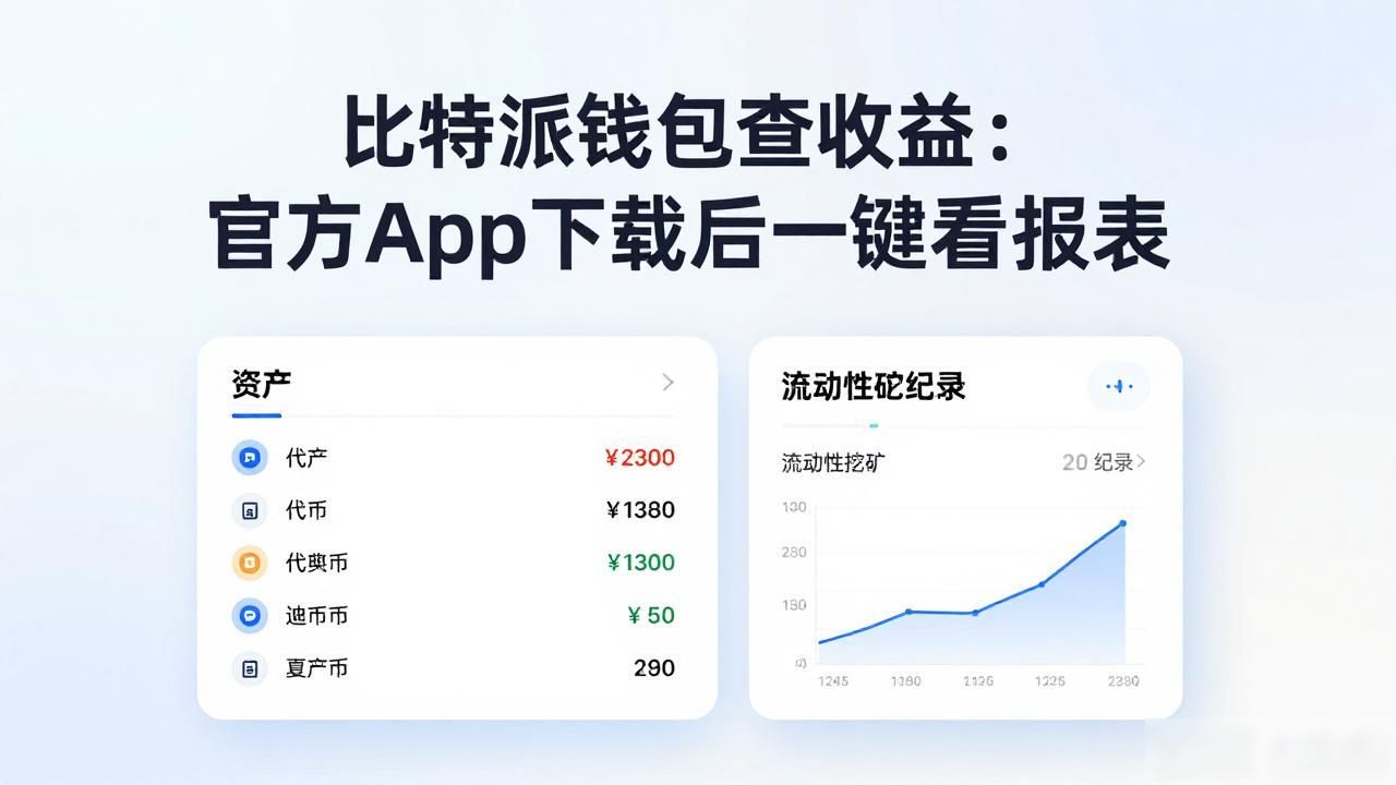 如何在比特派钱包下载官方app中查看收益报告？_比特派钱包收益查看_比特派钱包资产界面