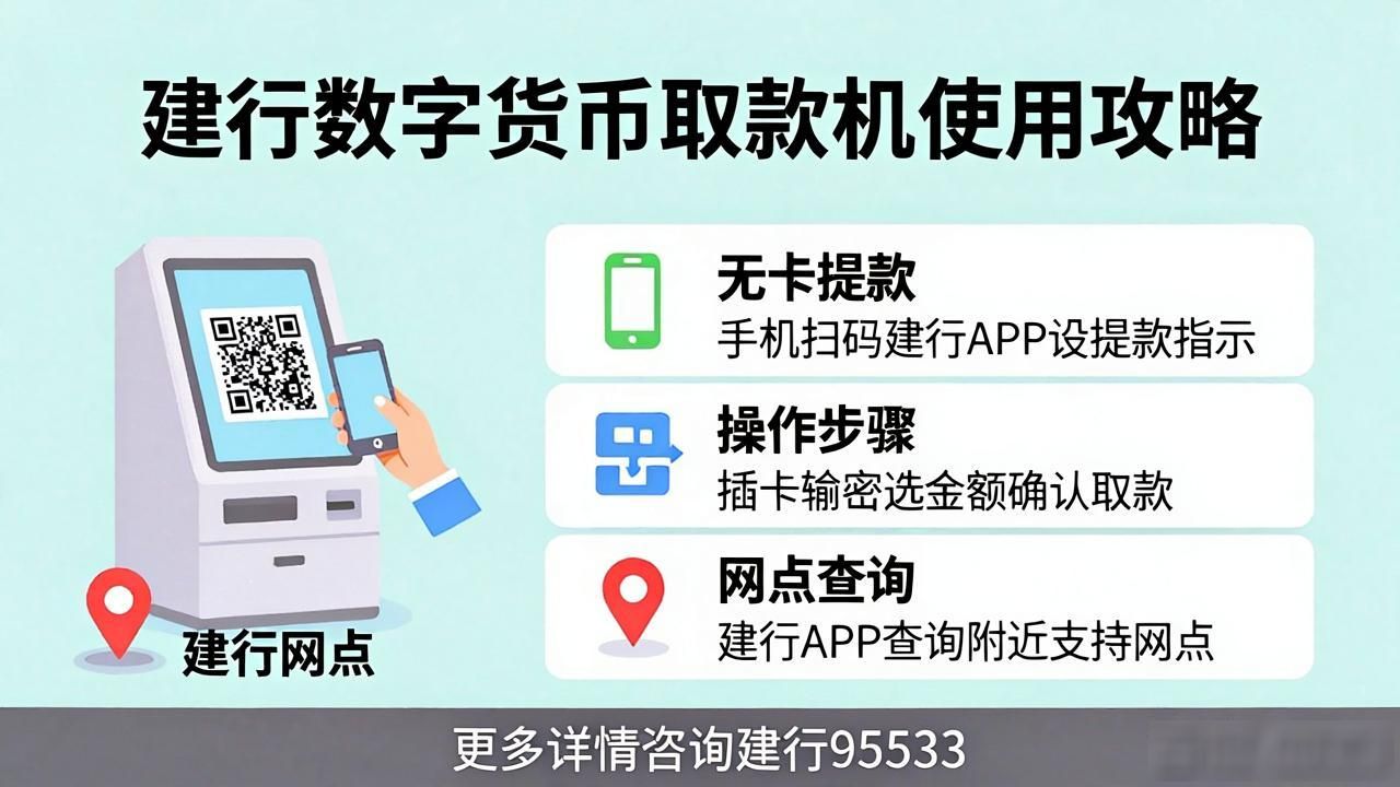 建行数字人民币提现操作流程_数字货币取款机建行_建行数字货币取款机使用教程