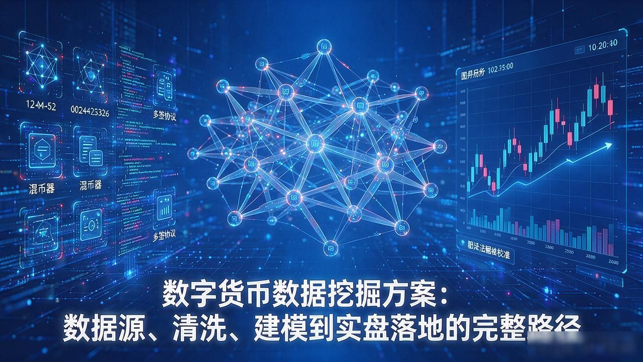 数字货币数据挖掘方案_数字货币数据挖掘资金流向追踪_识别异常交易量化信号