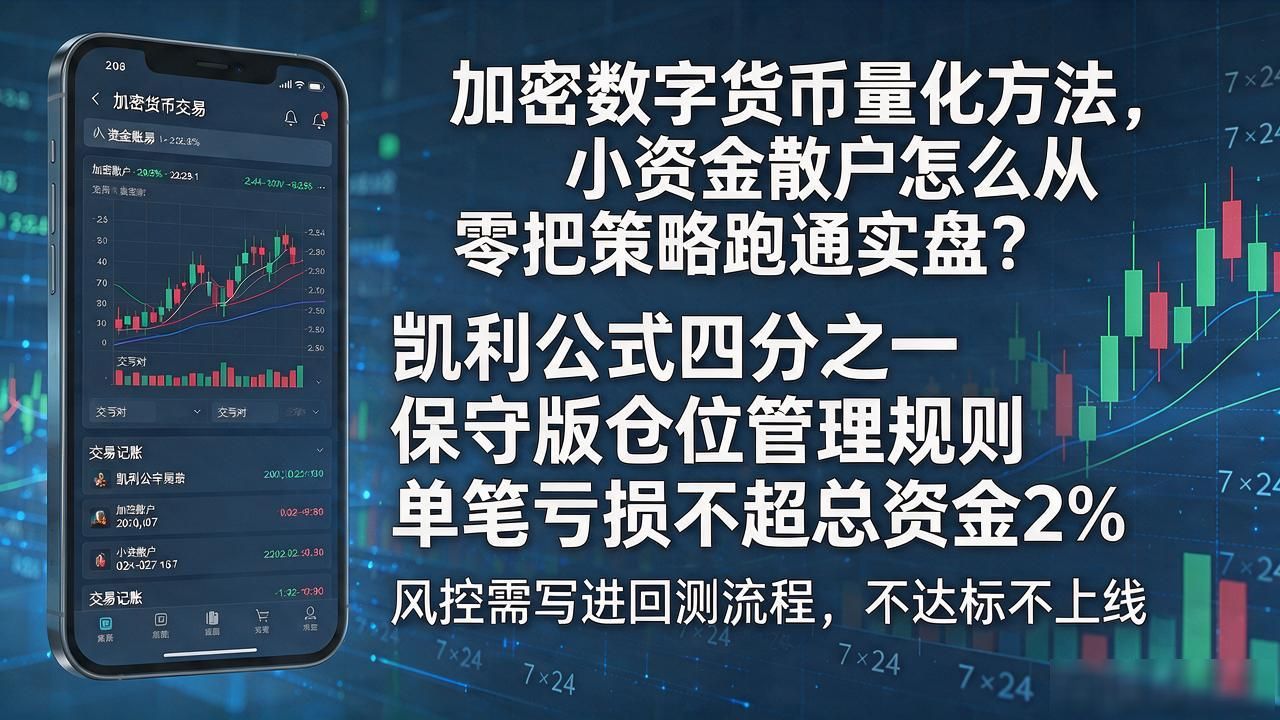 加密数字货币量化方法_实盘交易纪律_数字货币量化策略