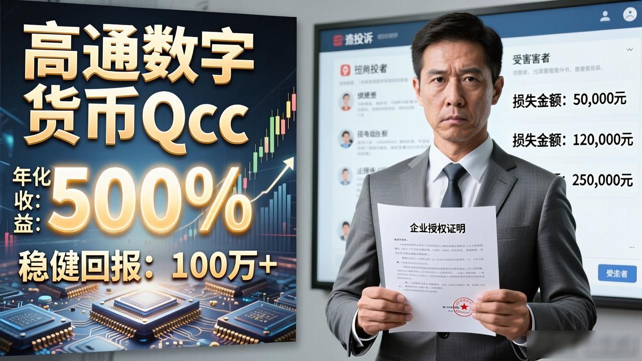 高通数字货币Qcc_借高通名义发行的数字货币骗局_高通数字货币Qcc骗局识别方法