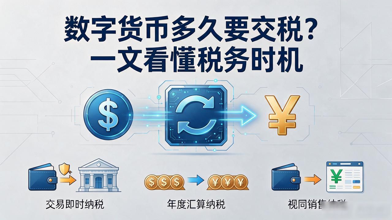 数字货币税务处理_持有数字货币交税时机_数字货币多久收税