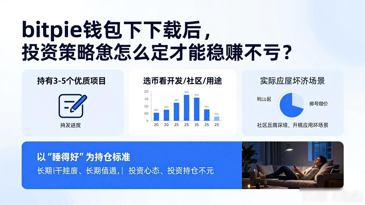 下载bitpie钱包后如何有效制定投资策略，实现资产的持续增长与稳健增值？_投资策略_币种选择