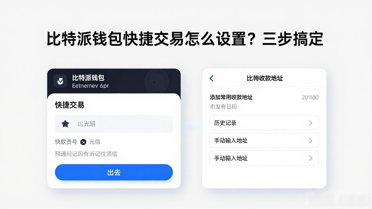 如何在比特派钱包APP上设置快捷交易_比特派钱包快捷交易功能_比特派钱包常用收款地址设置