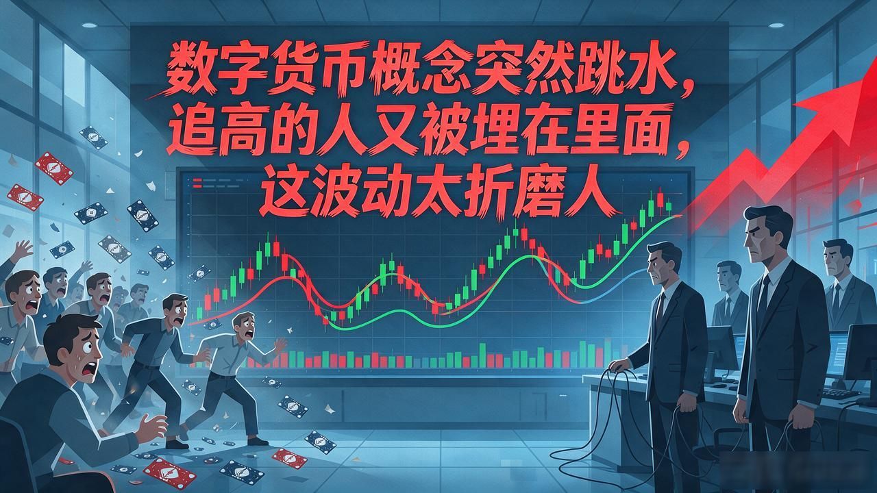 数字货币概念跳水_数字货币概念板块分析_脉冲式行情散户参与价值