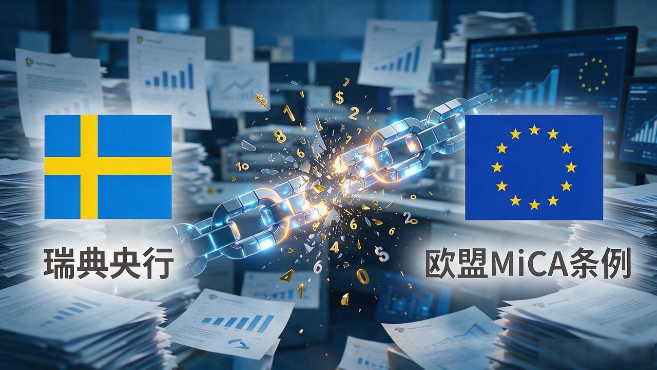 瑞典数字货币崩盘原因_斯德哥尔摩数字克朗崩盘 流动性监管技术裂缝 瑞典央行欧盟MiCA管辖真空