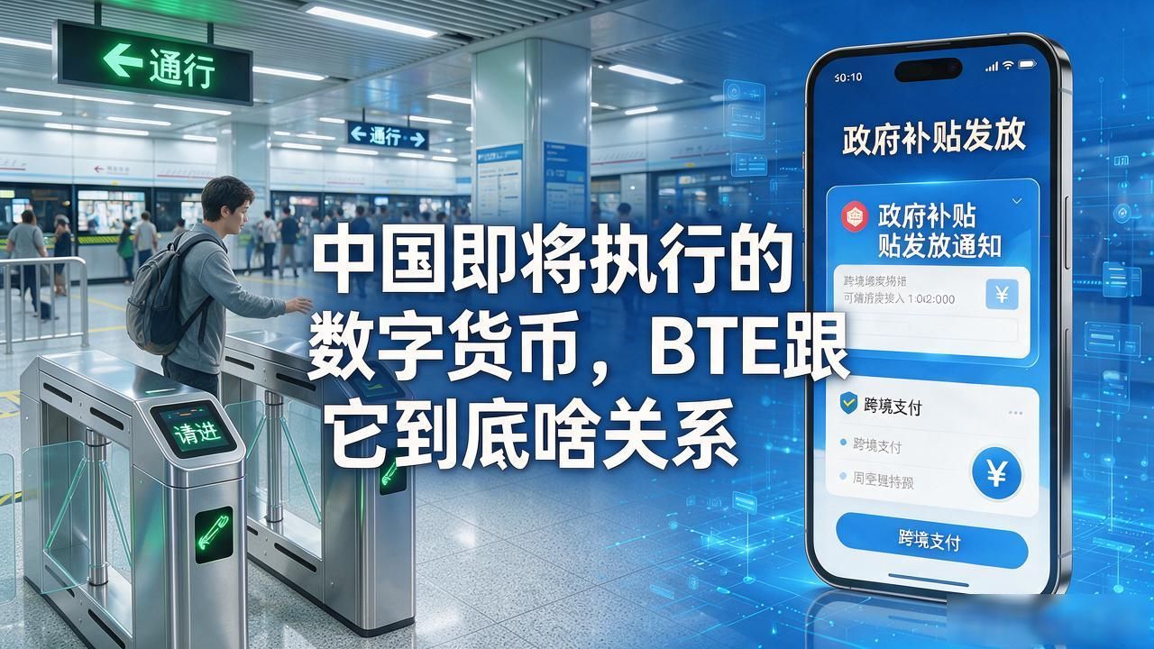 BTE代币法律地位_数字人民币试点_bte和中国即将执行的数字货币
