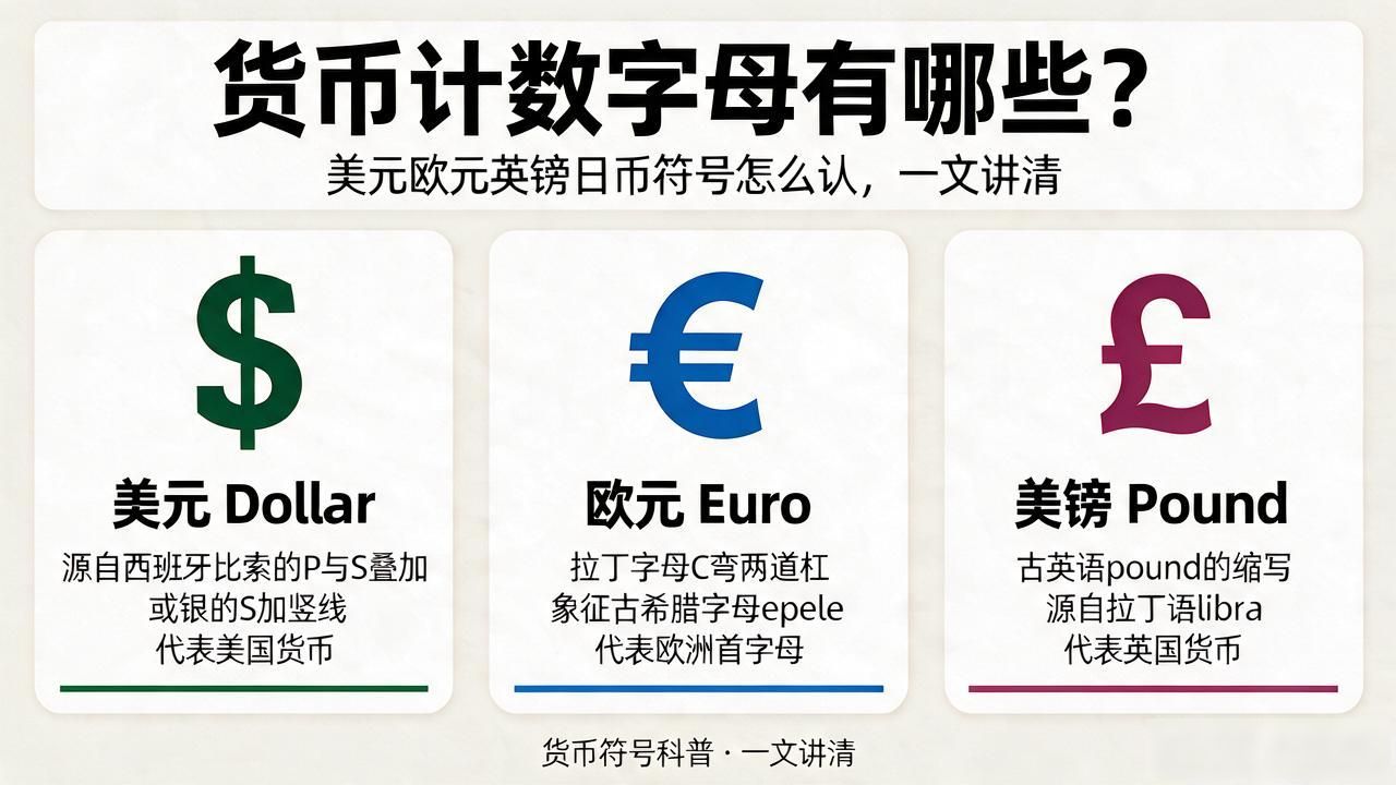 货币符号翻译_货币计数字母识别_货币计数字母