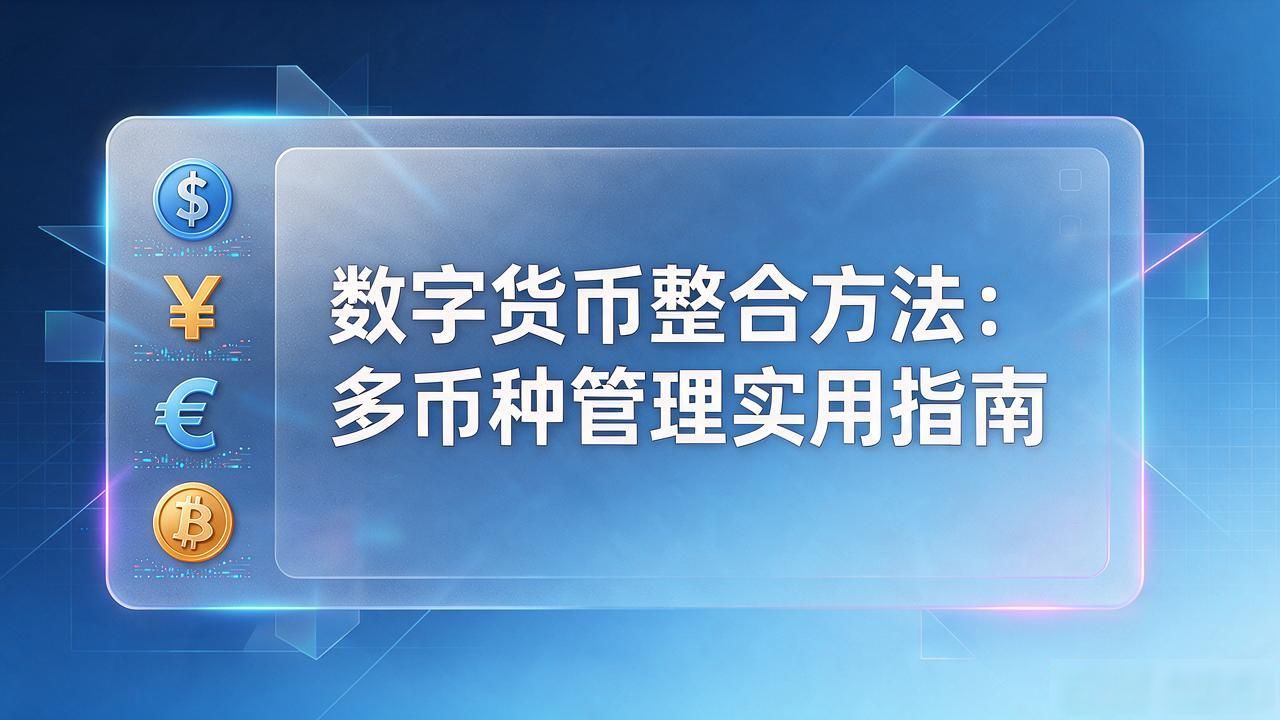 数字货币整合方法_数字货币资产整合管理方法_多链聚合数字货币管理平台