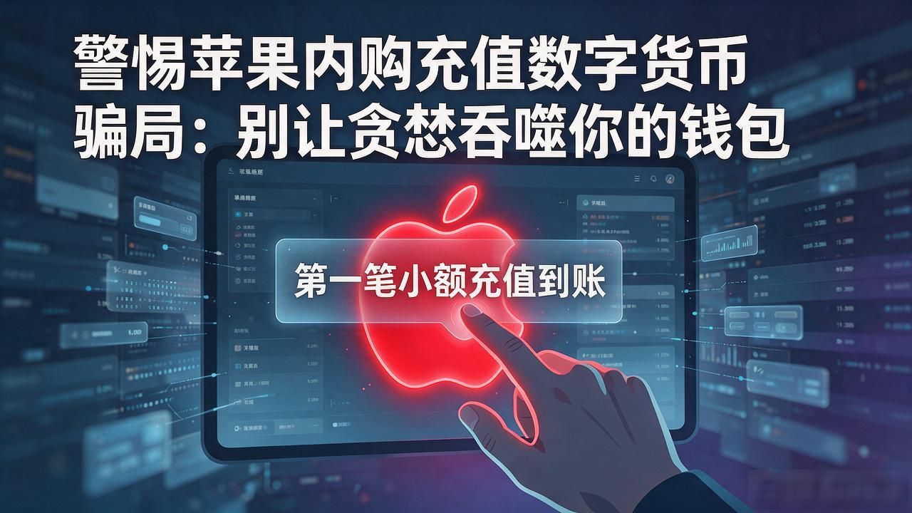 苹果内购充值数字货币_苹果内购充值数字货币骗局 crypto用户防骗技巧 加密货币内购诈骗识别方法